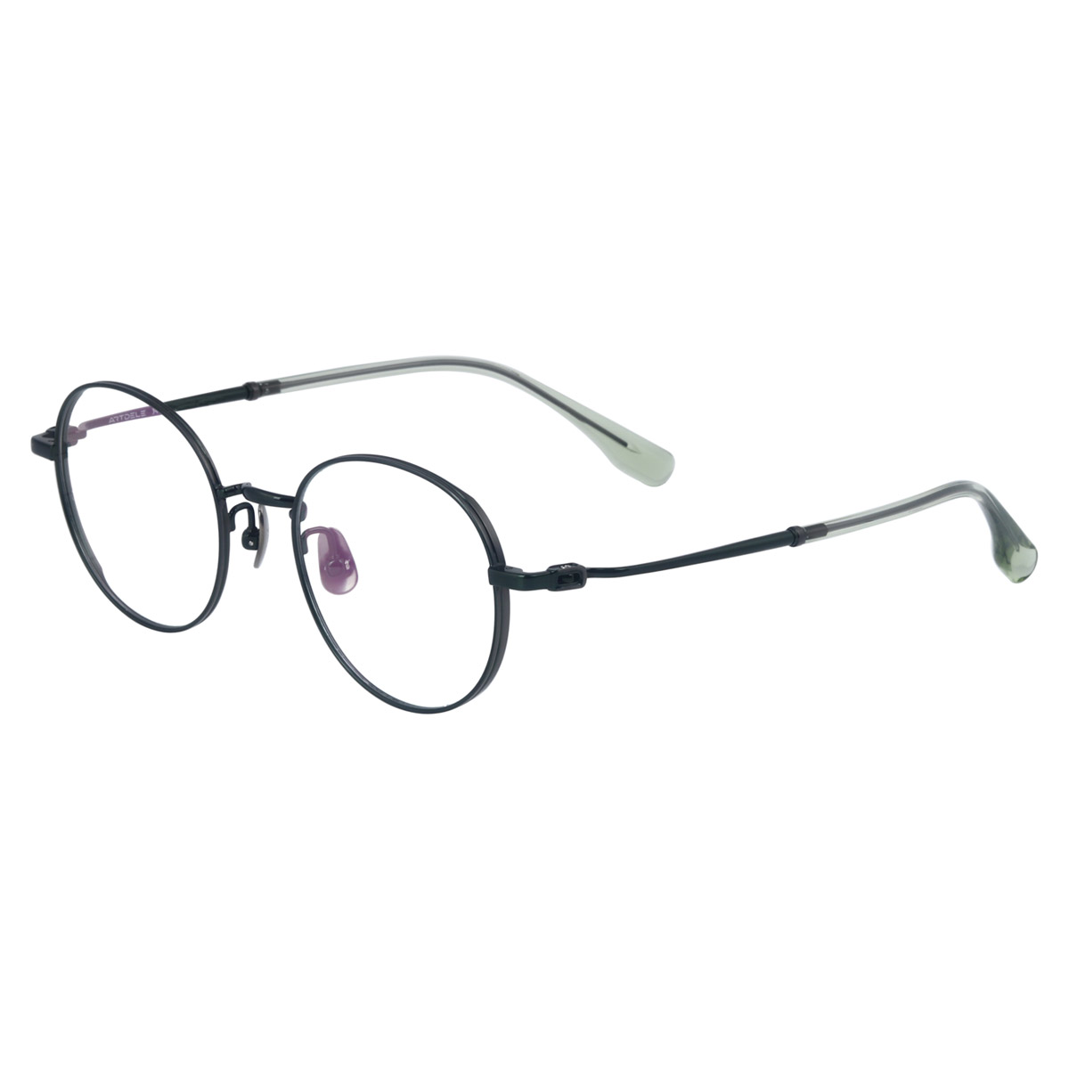 Ochelari optici din titan pur cu cadru rotund ultraușor OEM Ochelari optici din titan pur cu cadru rotund ultraușor OEM