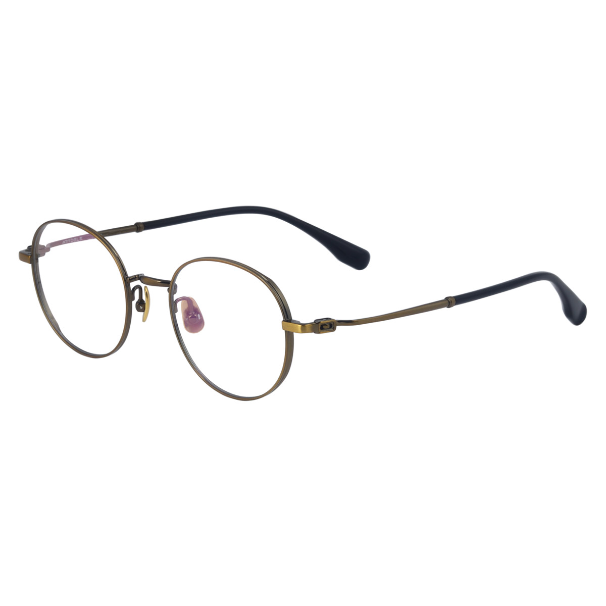 Ochelari optici din titan pur cu cadru rotund ultraușor OEM Ochelari optici din titan pur cu cadru rotund ultraușor OEM