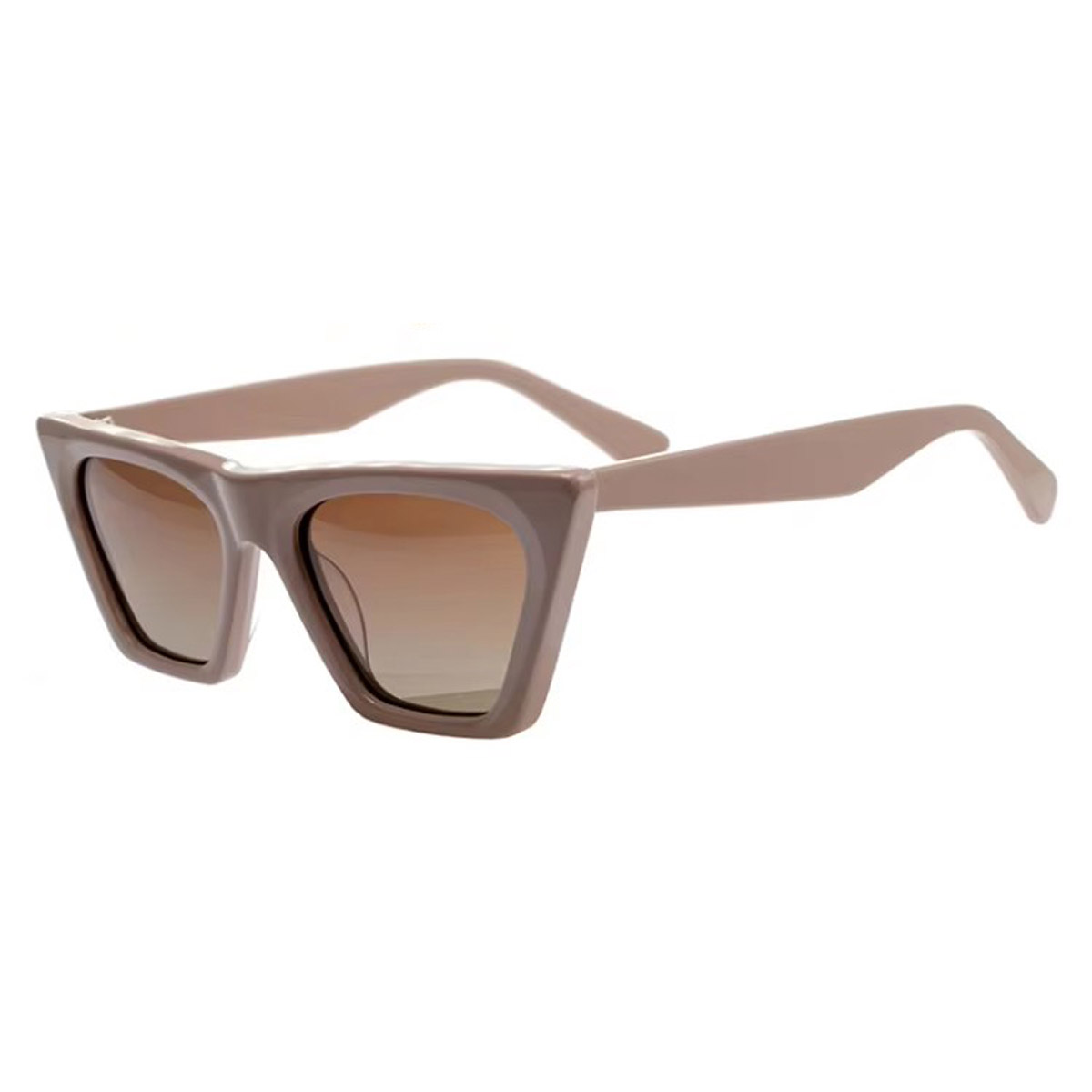 Ochelari de soare din acetat cu lentile din nailon cu rame mat din acetat Ochelari de soare din acetat cu lentile din nailon cu rame mat din acetat