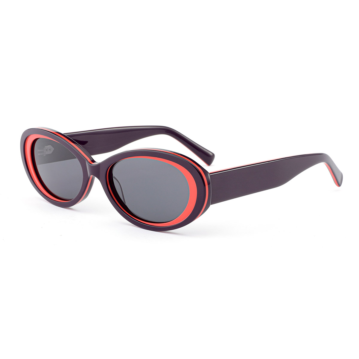 Ochelari de soare anti-cădere și rezistenți la impact colorați cu gradient de acetat Ochelari de soare anti-cădere și rezistenți la impact colorați cu gradient de acetat