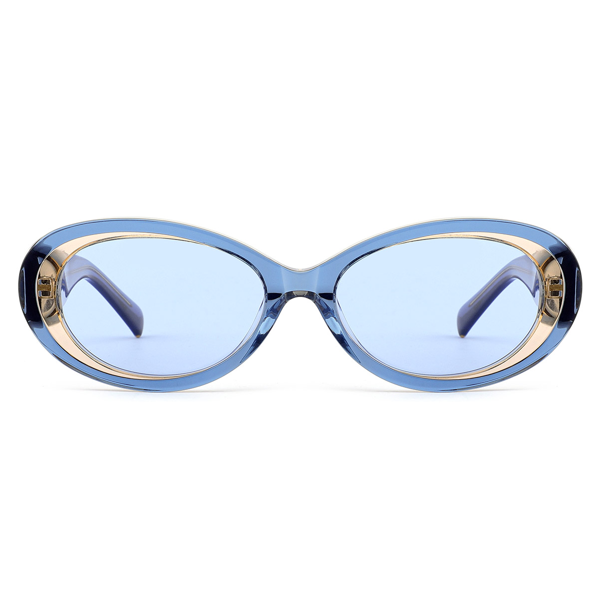 Ochelari de soare anti-cădere și rezistenți la impact colorați cu gradient de acetat Ochelari de soare anti-cădere și rezistenți la impact colorați cu gradient de acetat