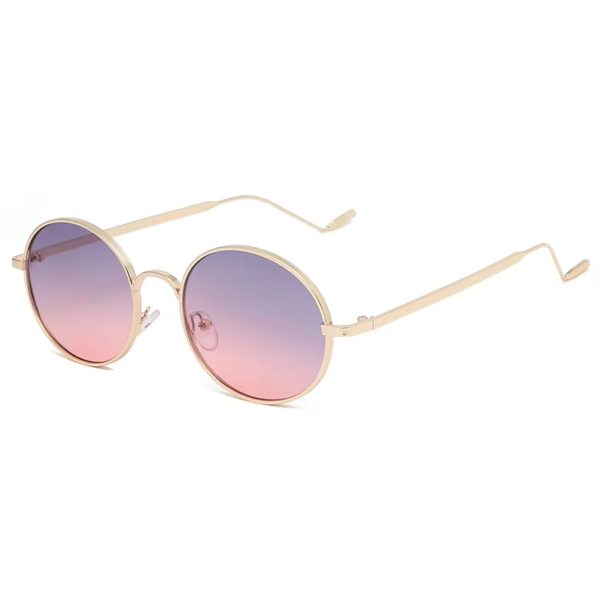 Ochelari de soare vintage rotunzi din metal Ochelari de soare vintage rotunzi din metal