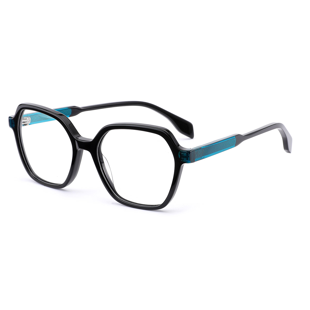 Ochelari optici retro clasici din acetat din carapa de testoasa Ochelari optici retro clasici din acetat din carapa de testoasa