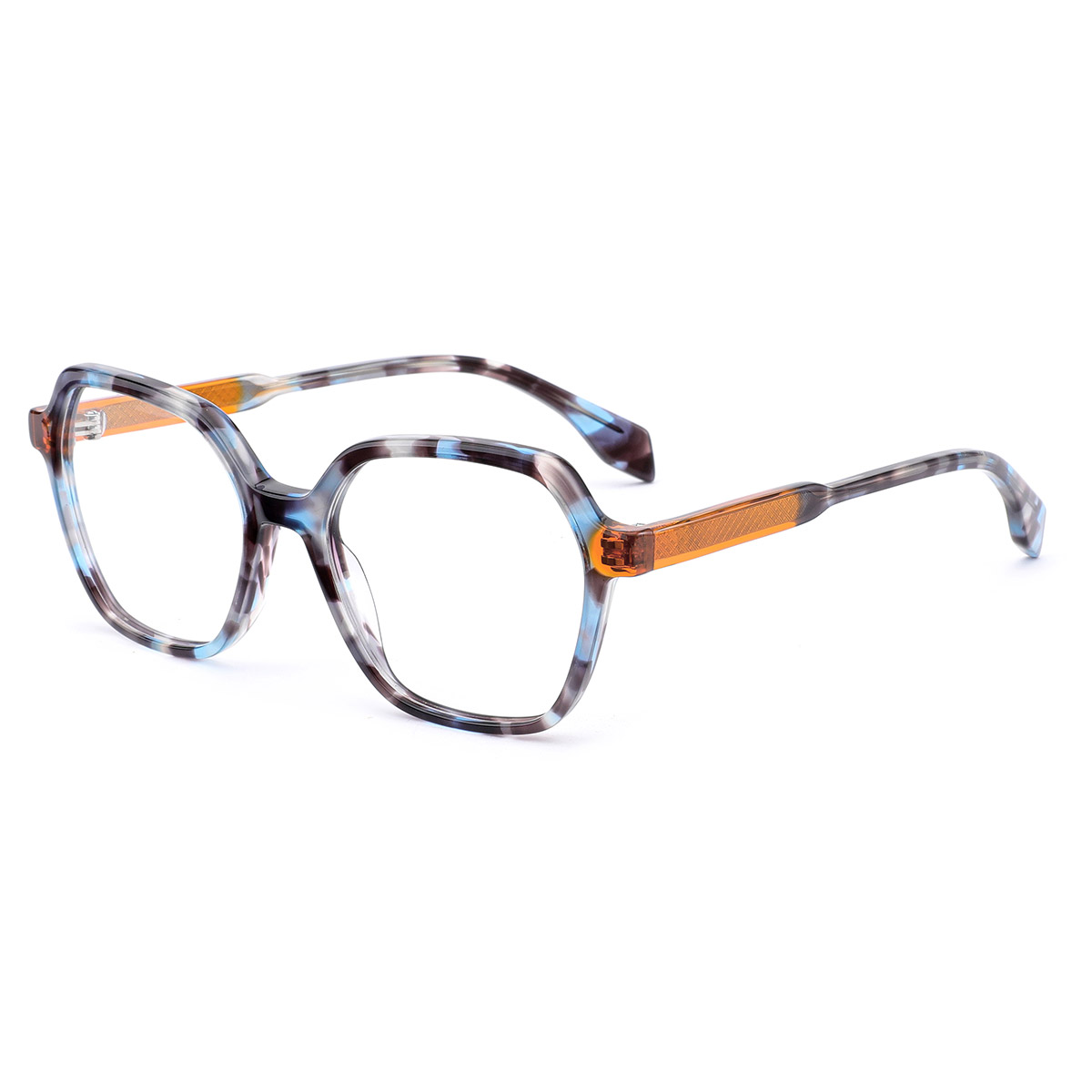 Ochelari optici retro clasici din acetat din carapa de testoasa Ochelari optici retro clasici din acetat din carapa de testoasa
