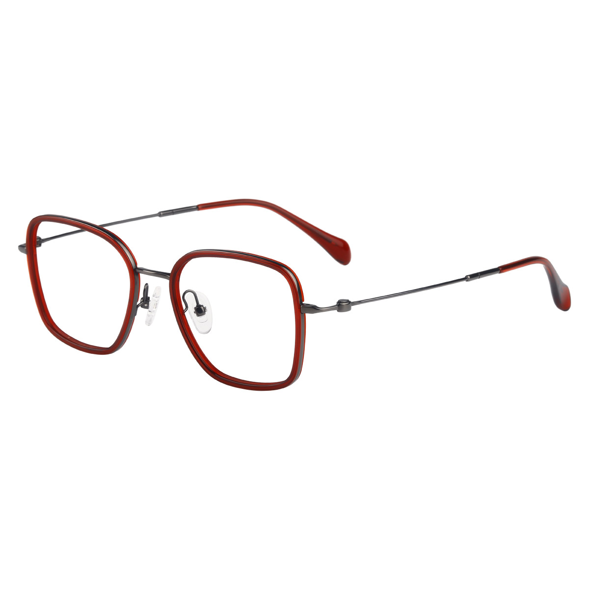 Ochelari optici din acetat de titan multicolori la modă japoneze Ochelari optici din acetat de titan multicolori la modă japoneze