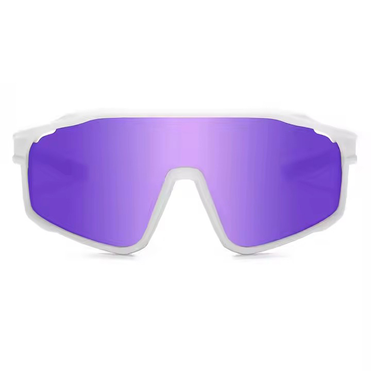 Ochelari de soare pentru alpinism TR90 cu cadru complet alb Ochelari de soare pentru alpinism TR90 cu cadru complet alb