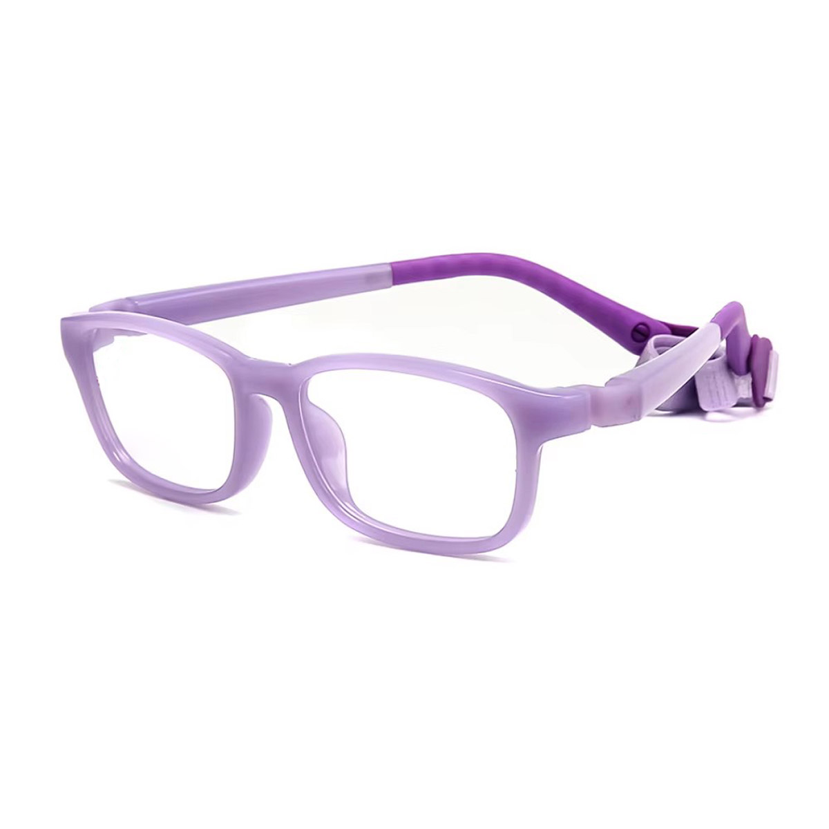 Ochelari optici ajustabili pentru copii pătrați din silicon cu memorie la modă Ochelari optici ajustabili pentru copii pătrați din silicon cu memorie la modă