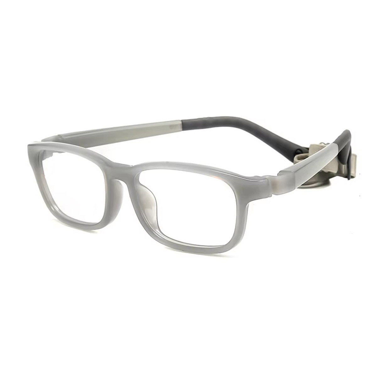 Ochelari optici ajustabili pentru copii pătrați din silicon cu memorie la modă Ochelari optici ajustabili pentru copii pătrați din silicon cu memorie la modă