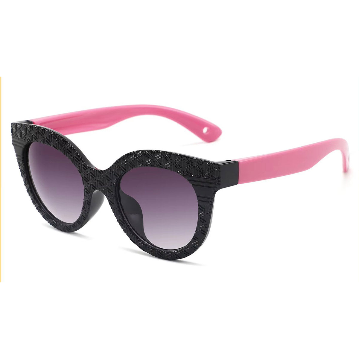 Ochelari de soare pentru copii, polarizați, la modă, cu cadru rotund anti-UV Ochelari de soare pentru copii, polarizați, la modă, cu cadru rotund anti-UV