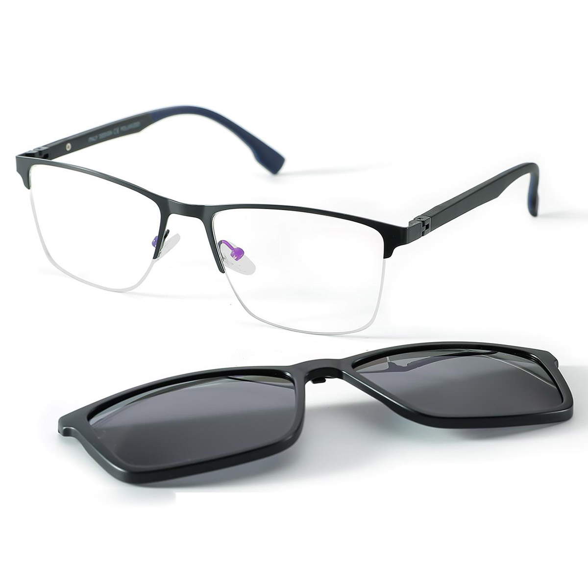 Clip Ultralight pătrat pe ochelari de soare Clip Ultralight pătrat pe ochelari de soare