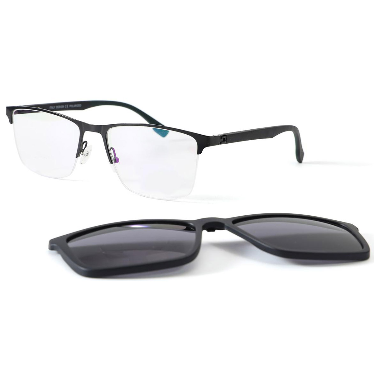 Clip Ultralight pătrat pe ochelari de soare Clip Ultralight pătrat pe ochelari de soare
