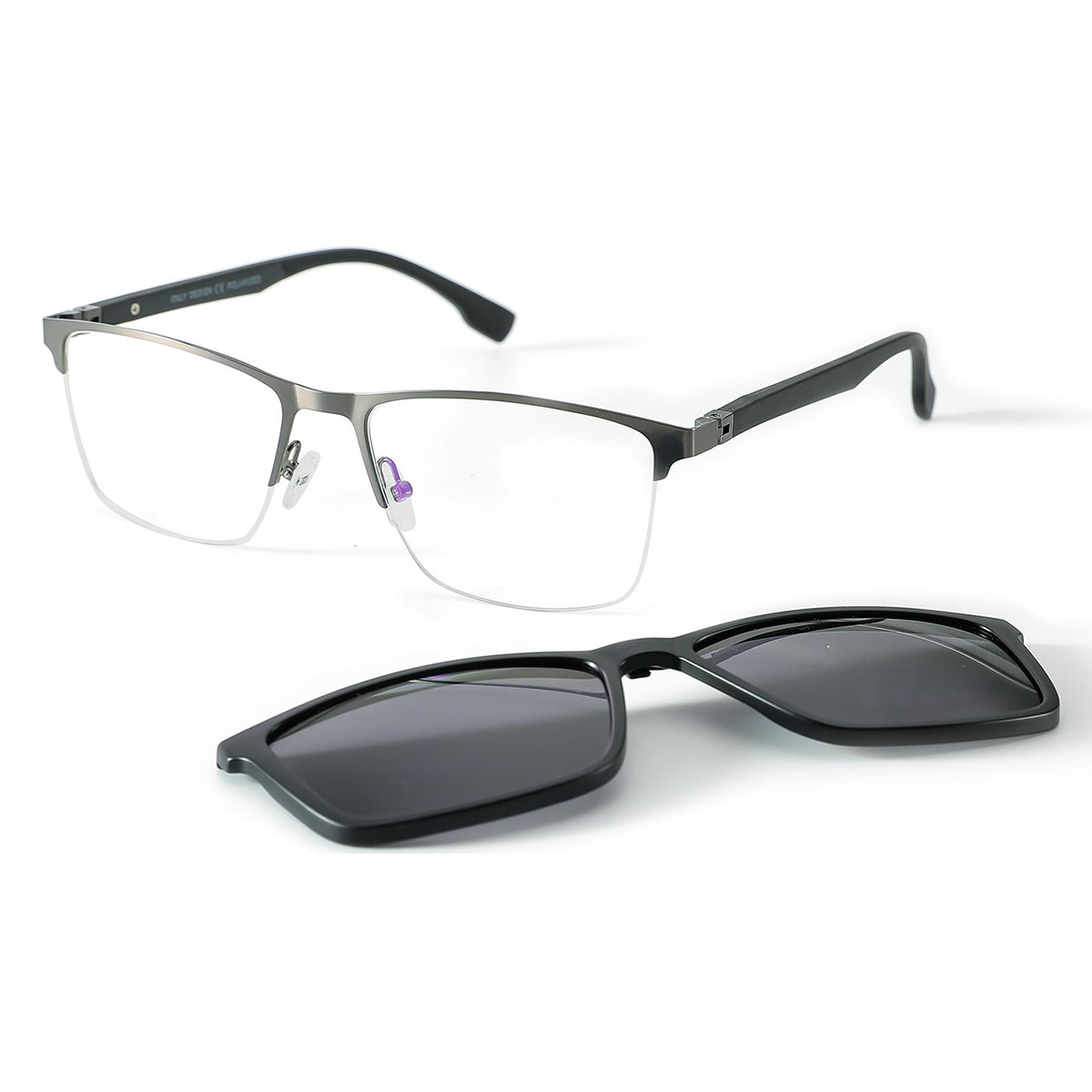 Clip Ultralight pătrat pe ochelari de soare Clip Ultralight pătrat pe ochelari de soare