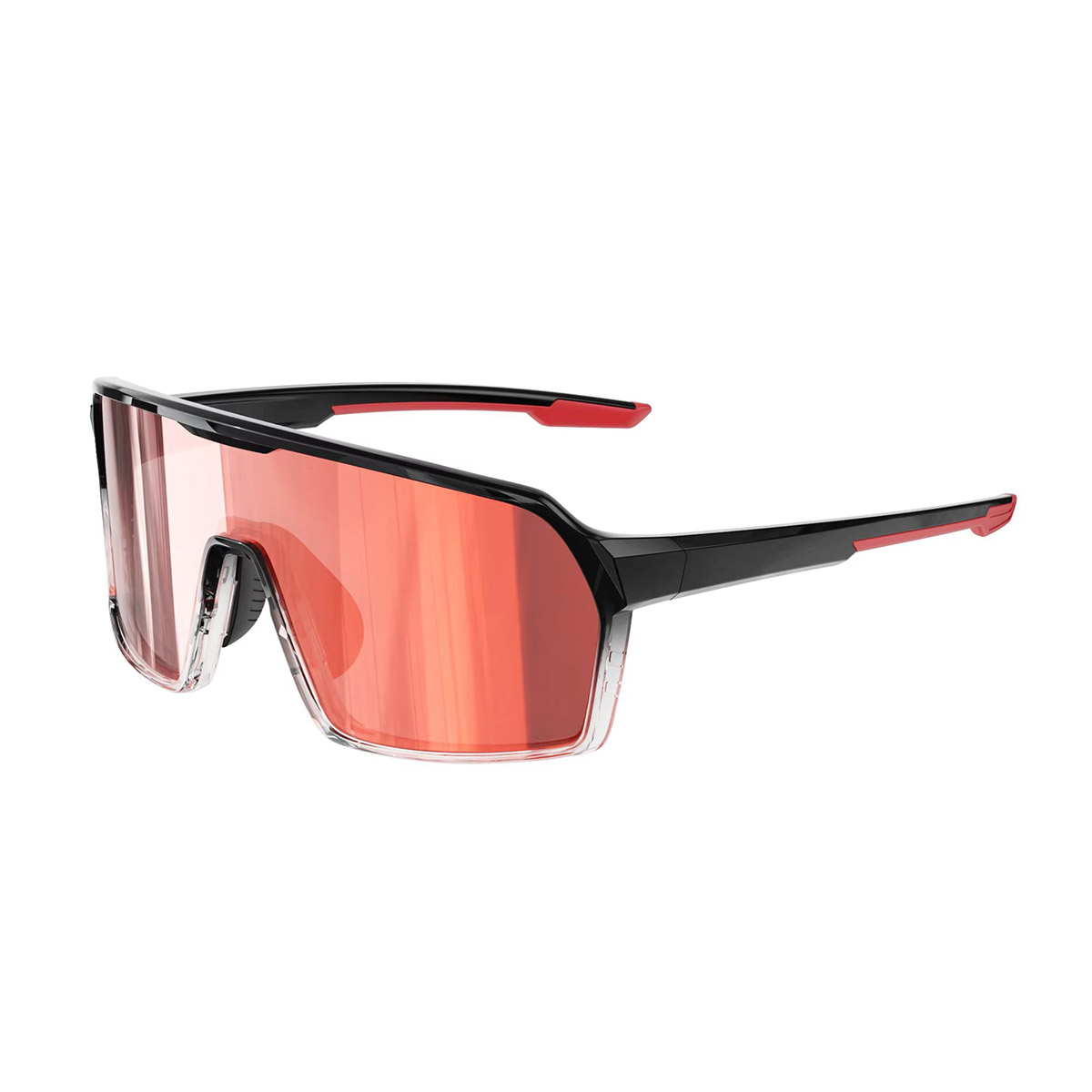Ochelari de soare pentru ciclism sport în aer liber TR90 colorați cu jumătate de cadru Ochelari de soare pentru ciclism sport în aer liber TR90 colorați cu jumătate de cadru