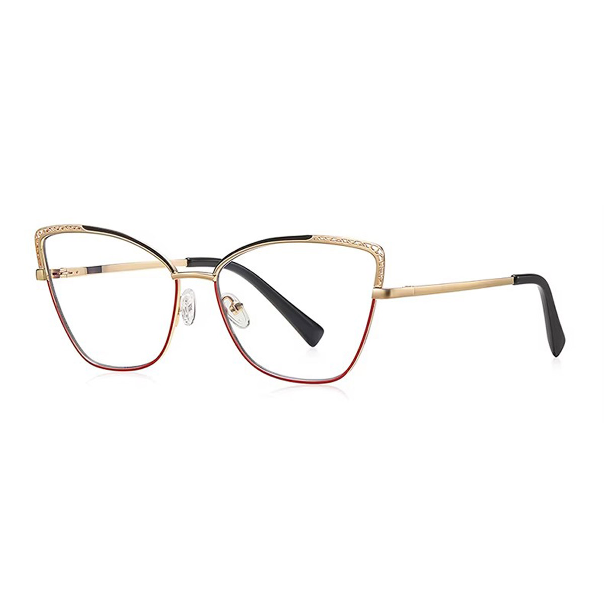 Ochelari de lectură din metal, ochi de pisică, pentru femei Ochelari de lectură din metal, ochi de pisică, pentru femei