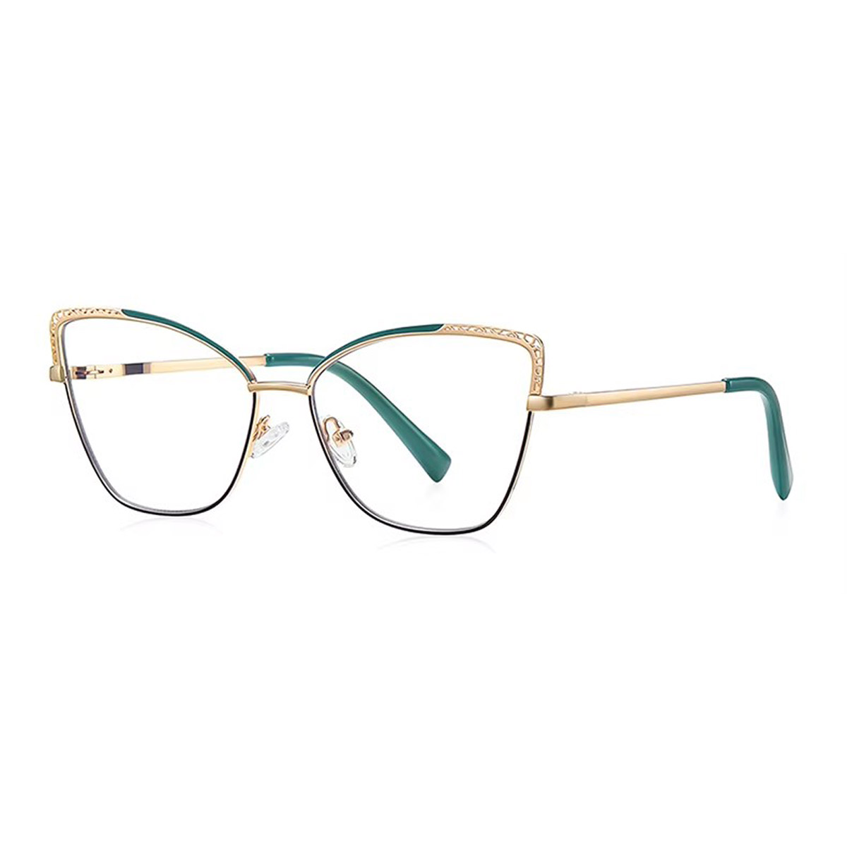 Ochelari de lectură din metal, ochi de pisică, pentru femei Ochelari de lectură din metal, ochi de pisică, pentru femei