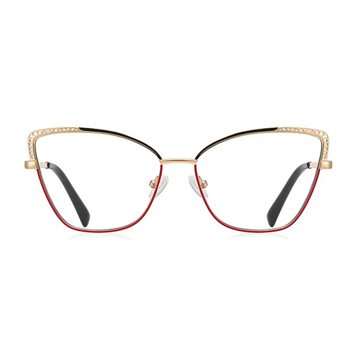 Ochelari de lectură din metal, ochi de pisică, pentru femei Ochelari de lectură din metal, ochi de pisică, pentru femei
