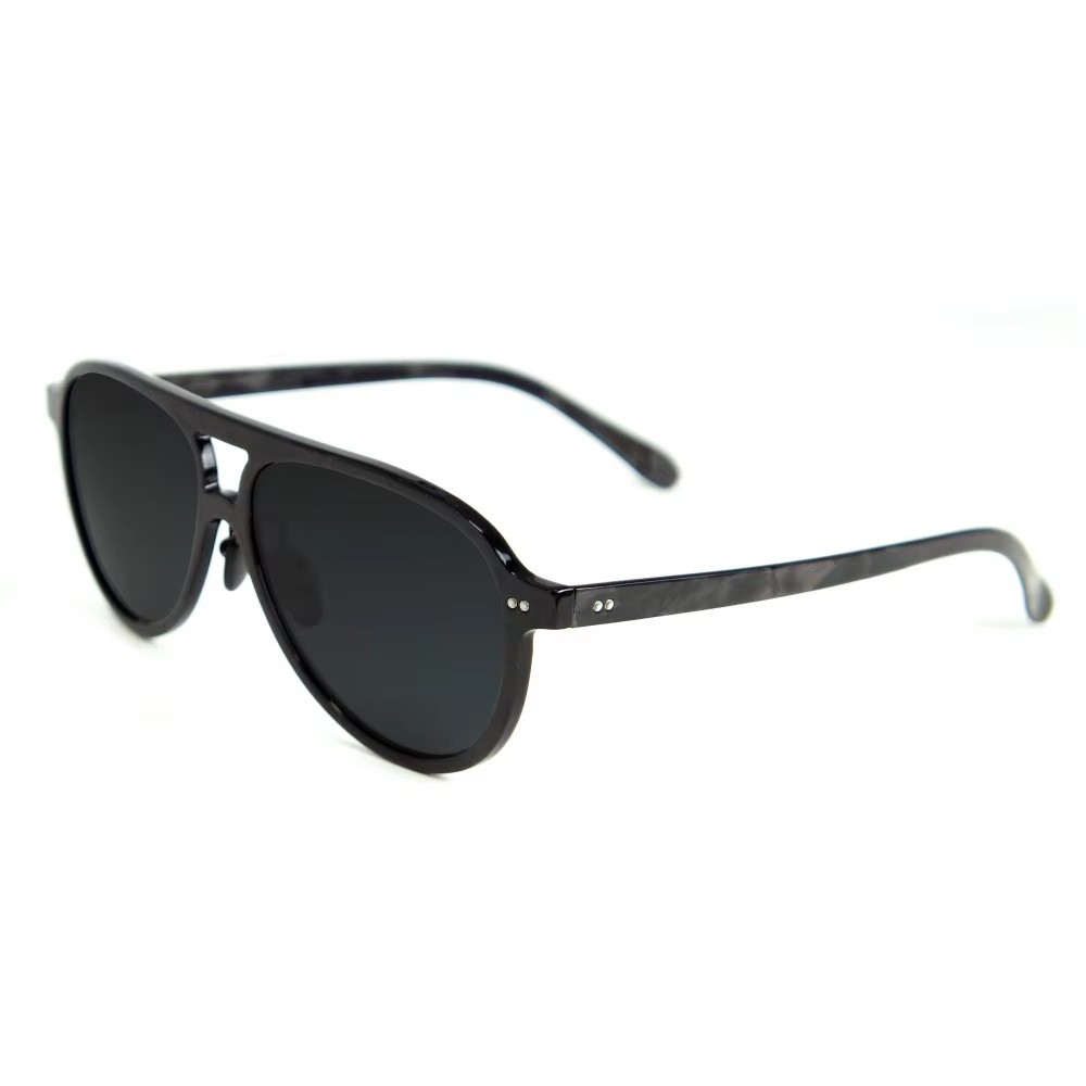 Ochelari de soare clasici aviator din fibră de carbon Ochelari de soare clasici aviator din fibră de carbon