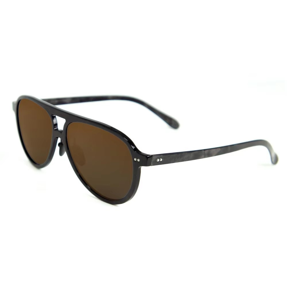 Ochelari de soare clasici aviator din fibră de carbon Ochelari de soare clasici aviator din fibră de carbon