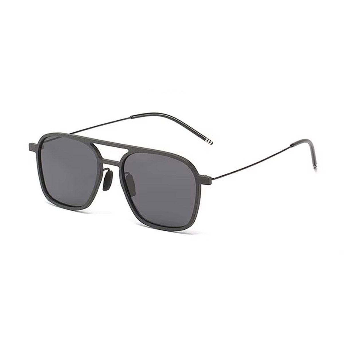 Ochelari de soare retro mari pătrați din fibră de carbon Ochelari de soare retro mari pătrați din fibră de carbon