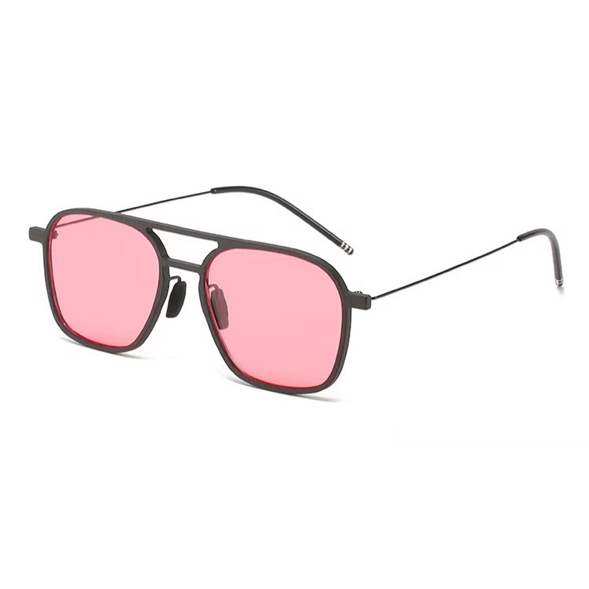 Ochelari de soare retro mari pătrați din fibră de carbon Ochelari de soare retro mari pătrați din fibră de carbon