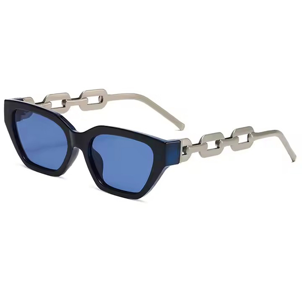 Ochelari de soare cu ochi de pisică, decupați din metal Ochelari de soare cu ochi de pisică, decupați din metal
