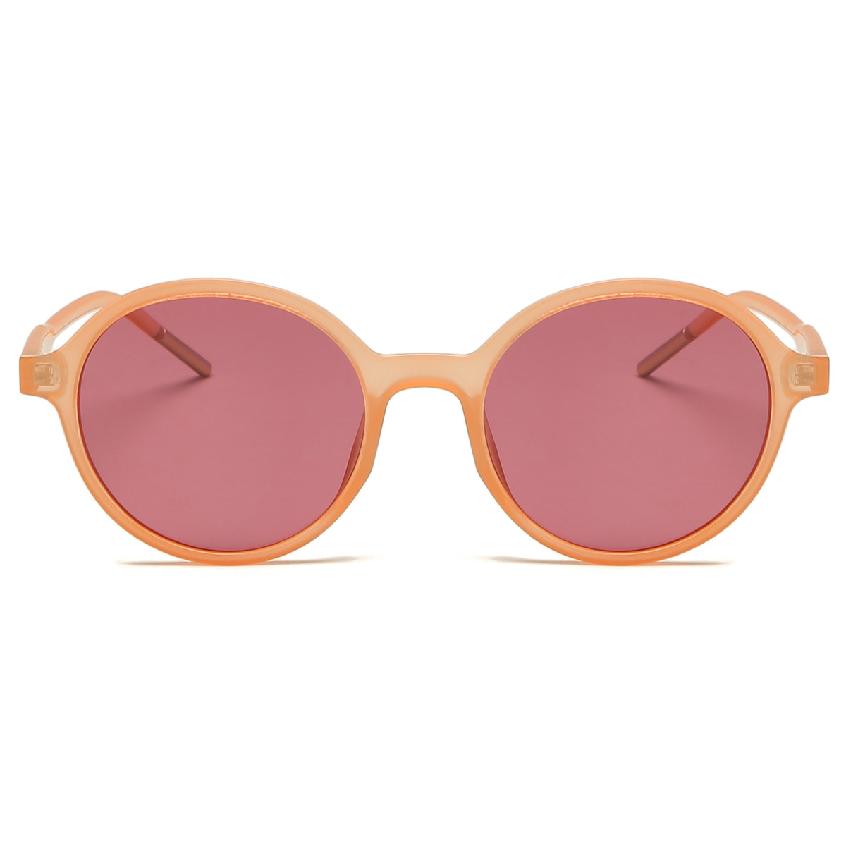 Ochelari de soare TR/PC vopsiți cu ramă rotundă, colorată, transparenți Ochelari de soare TR/PC vopsiți cu ramă rotundă, colorată, transparenți