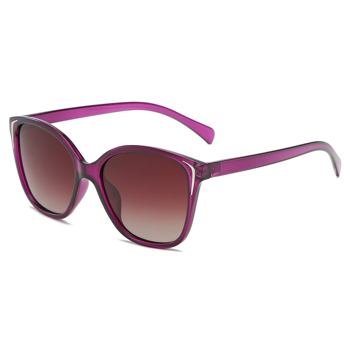 Ochelari de soare TR/PC cu cadru ochi de pisică Ochelari de soare TR/PC cu cadru ochi de pisică