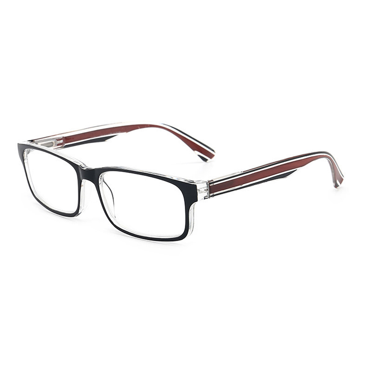Ochelari de lectură cu balamale elastice pătrate ultra-ușoare TR90 pentru bărbați Ochelari de lectură cu balamale elastice pătrate ultra-ușoare TR90 pentru bărbați