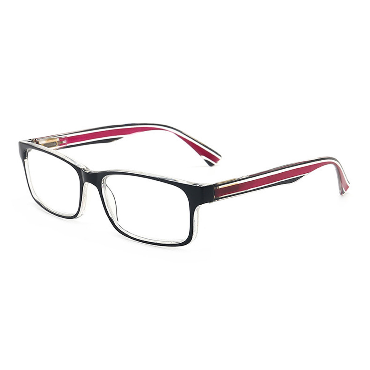 Ochelari de lectură cu balamale elastice pătrate ultra-ușoare TR90 pentru bărbați